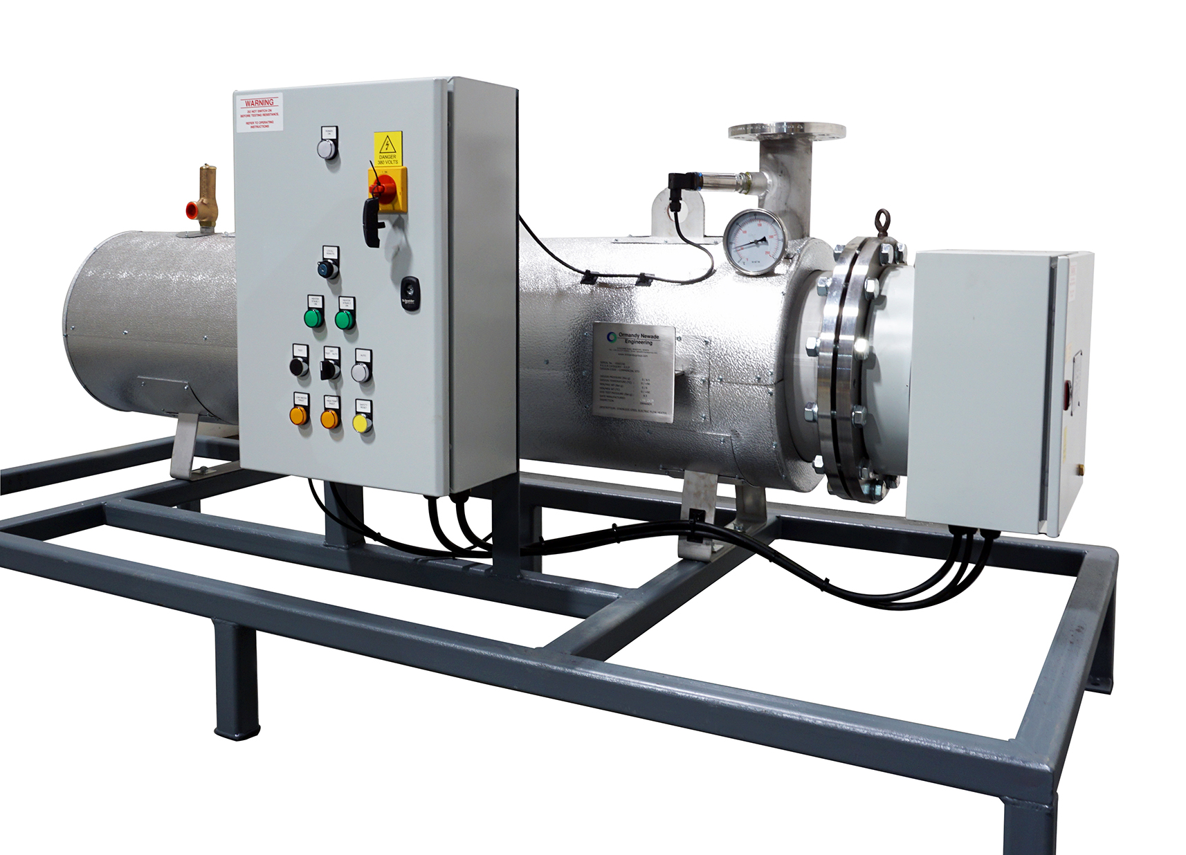 Electric Oil u0026 Water Flow Heaters for Commercial and Process Applications |  Ormandy Rycroft Engineering